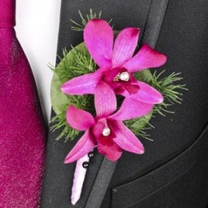 Purple Paradise Prom Boutonniere