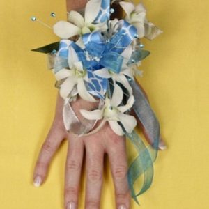 Blue Heaven Prom Corsage