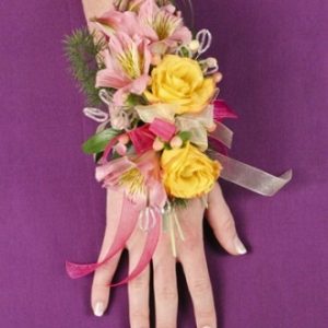 Pastel Potpourri Prom Corsage