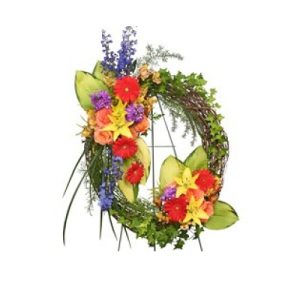 Brilliant Sympathy Wreath Funeral Flowers